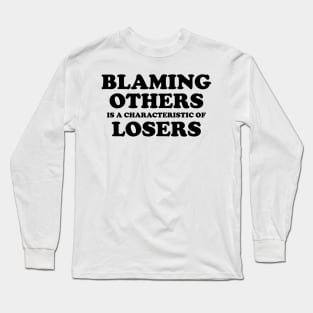 Blaming Long Sleeve T-Shirt